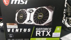 MSI社製 VENTUS Geforce RTX2080 Super